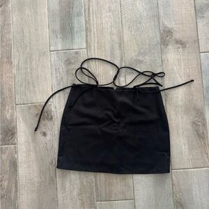 With Jean Dark Strapless Top